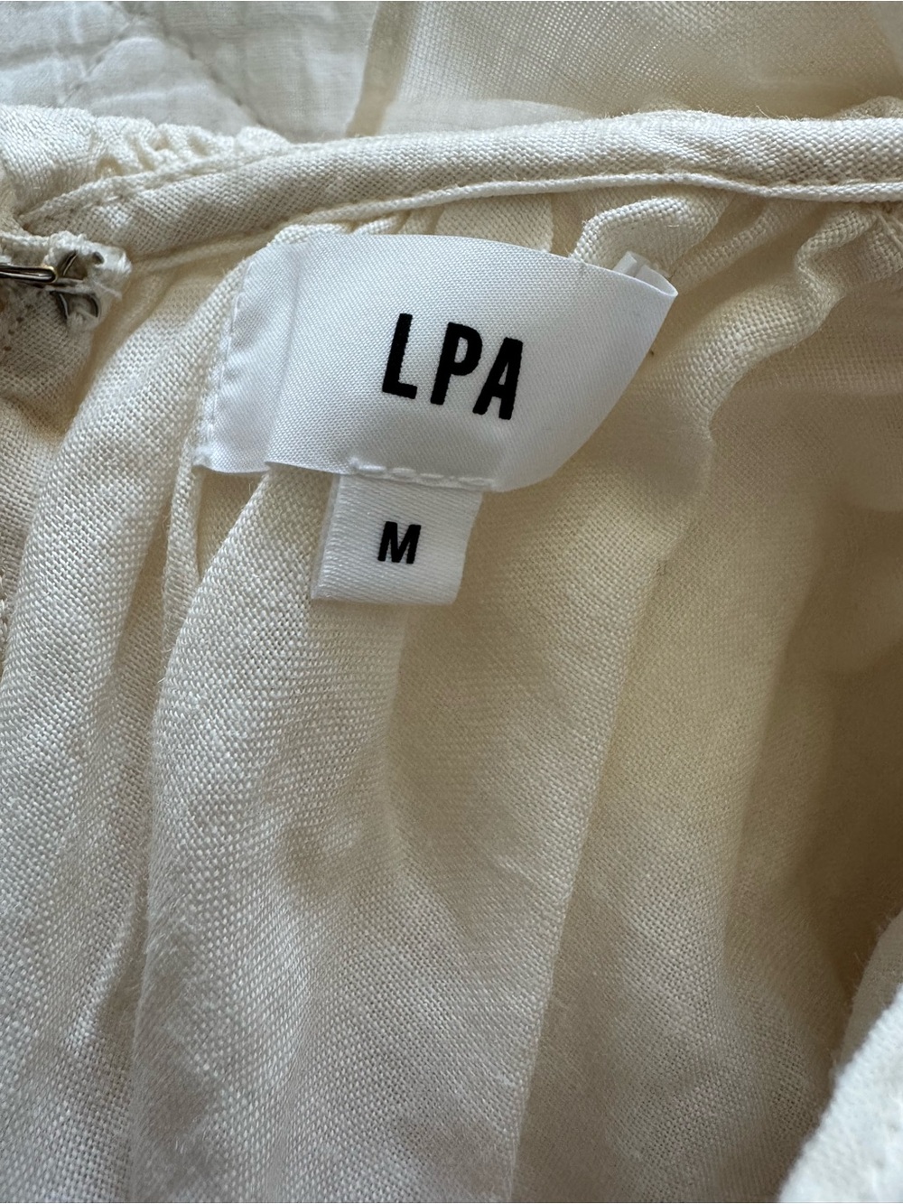 LPA White Open-Back Ruffle Mini Dress - Picture 6 of 6